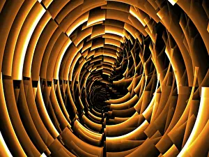 Abstract Fractal Background Prints: Abstract fractal background - computer-generated image