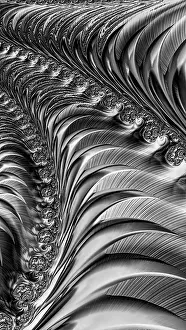 Abstract Fractal Background Prints: Abstract fractal background - computer-generated image