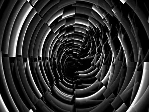 Digital Art Prints: Abstract Fractal Background Print - Digital Art