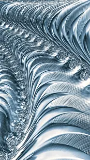 Abstract Fractal Background Prints: Abstract fractal background - computer-generated image