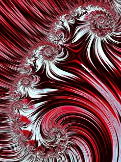 Abstract Fractal Background Prints: Abstract fractal background - computer-generated image