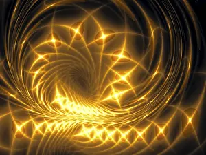 Abstract Fractal Background Prints: Abstract fractal background - computer-generated image