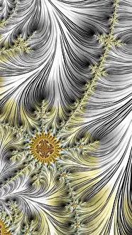Digital Illustration Prints: Abstract fractal background - computer-generated image