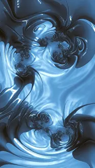 Abstract Fractal Background Prints: Abstract fractal background - computer-generated image