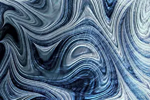 Abstract Fractal Texture Prints: Abstract fractal texture - computer-generated image