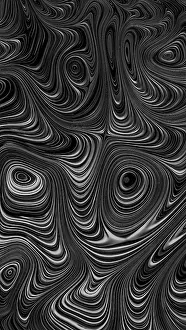 Abstract Art Prints: Abstract Geometric Background Print - Gnarl Marble Pattern