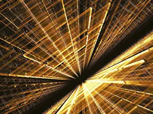 Symbolic Picture Meaning Prints: Abstract golden background - computer-generated image