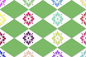 Close Up View From Above Prints: Abstract graphic background