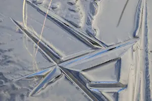 Ice Structures In Lapland Prints: Abstract ice structures, Norrbotten