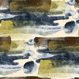 Full Frame Seamless Pattern Prints: Abstract Ink Spots Seamless Pattern