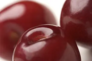Types Of Cherry Varieties Prints: Abstract macro image of cherries