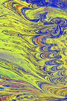 Abstract Marbling Art Prints: Abstract marbling art patterns as background