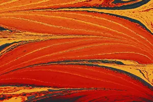 Full Frame Abstract Art Prints: Abstract marbling pattern for fabric