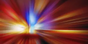 Empty Deserted Landscape Prints: Abstract Motion speed background