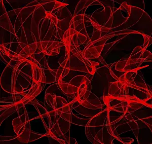 Contemporary Graphic Design Prints: Abstract red lines
