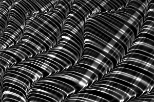 Fractal Geometry Design Prints: Abstract striped background - computer-generated image
