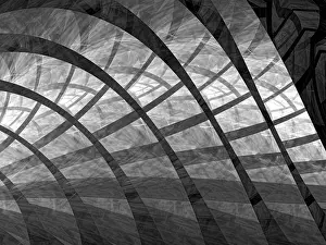 Abstract Technology Background Prints: Abstract technology background - computer-generated image