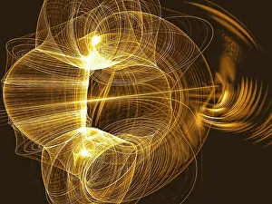 Abstract Technology Background Prints: Abstract technology background - computer-generated image