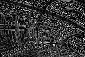 Abstract Technology Background Prints: Abstract technology background - computer- generated image