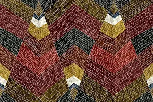 Abstract Mosaic Background Prints: Abstract vector mosaic background