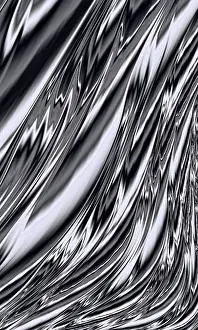 Digital Background Image Prints: Abstract waves and folds - computer-generated image