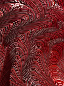 Abstract Wave Background Prints: Abstract wavy texture or background - computer-generated image