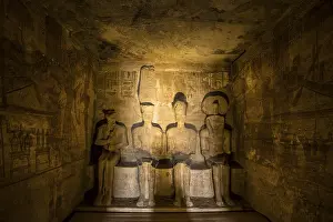 Ancient Egyptian Architecture Prints: Abu Simbel Temple, Pharaoh Ramesses II