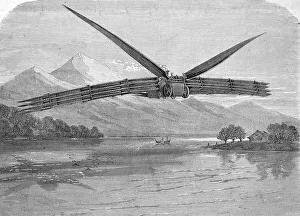 Aeronautical Navigation Device Print, 1869