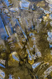 Ice Structures Prints: Air pockets, air bubbles and structures in ice