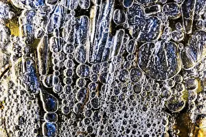 Ice Structures Prints: Air pockets, air bubbles and structures in ice