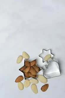 Nutritious Baked Goods Prints: Almonds and biscuit cutters for biscuits