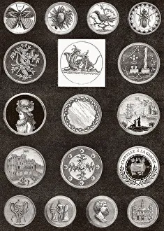 Traditional Tableware Prints: Alte Knoepfe