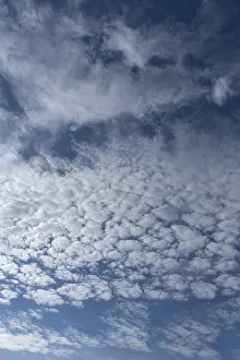Weather Forecast Germany Prints: Altocumulus clouds (Altocumulus)