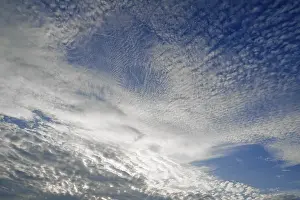 Altocumulus Clouds Germany Prints: Altocumulus clouds, Germany