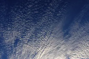 Fleecy Cloud Formations Prints: Altocumulus clouds, Upper Austria, Austria