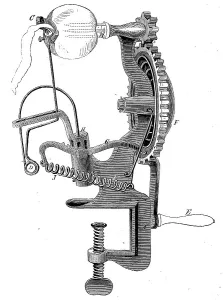 American Apple Peeler Machine Print, 1888