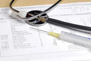 Blood Test Analysis Prints: Analysis of a blood test