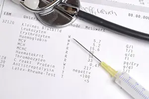 Medical Examination Process Prints: Analysis of a blood test
