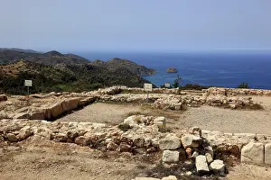 North Cyprus Ruins Prints: Ancient palace complex of Vuni