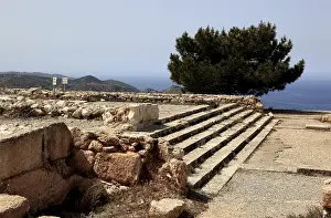 North Cyprus Ruins Prints: Ancient palace complex of Vuni