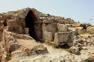 Northern Cyprus Archeology Prints: Ancient palace complex of Vuni