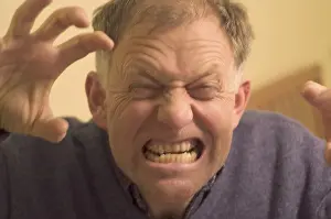 Angry Man Portrait Prints: Angry man