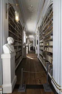 Deserted German Library Prints: Anna Amalia Library, Weimar, Thuringia, Germany