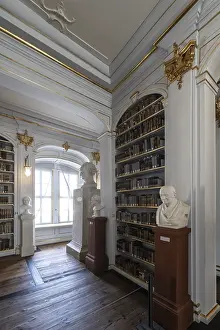 European Libraries Prints: Anna Amalia Library, Weimar, Thuringia, Germany