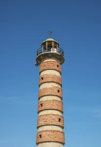 Blue Sky Lighthouse Prints: Antigo Farol de Belem, lighthouse of Belem