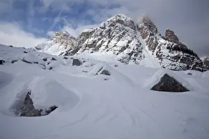 South Tyrol Dolomites Prints: Antonispitze peak and Eisengabelspitze peak