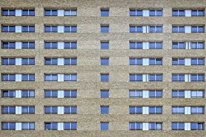 Urban Residential Building Prints: Apartment block facade and windows