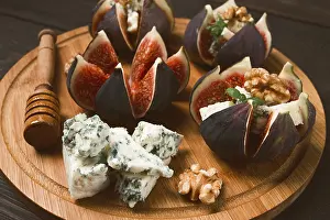 Blue Cheese Appetizer Prints: Appetizer, Figs with blue cheese