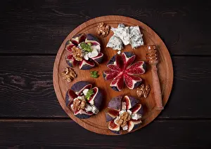 Blue Cheese Appetizer Prints: Appetizer, Figs with blue cheese