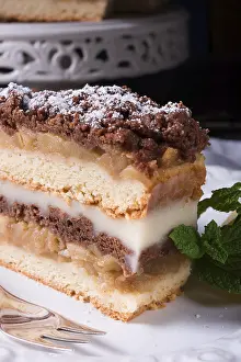 Homemade Dessert Prints: Apple cream cake